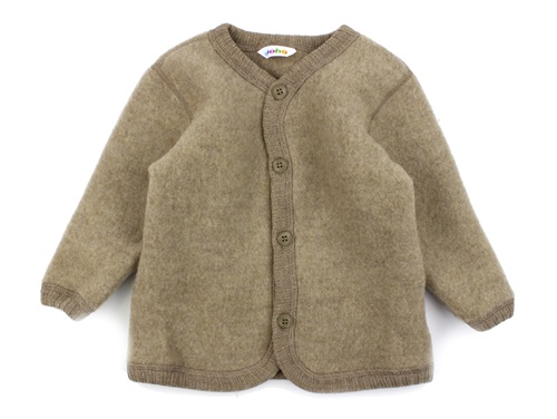 Joha beige cardigan merino wool