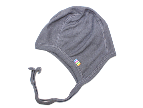 Joha cap for babies gray wool/silk