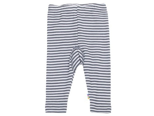 Joha leggings dark gray stripes merino wool/silk