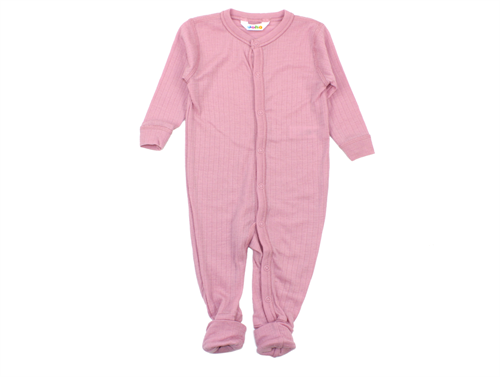 Joha old rose nightsuit merino wool  