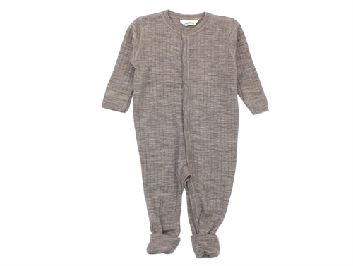Joha sesame melange nightsuit merino wool