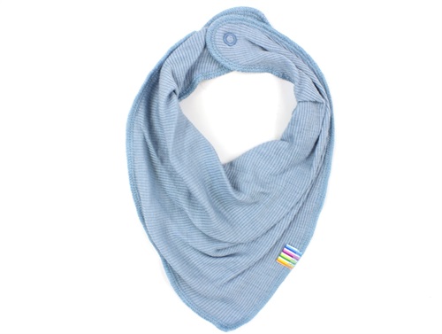 Joha baby scarf denim blue wool/silk (2-Pack)