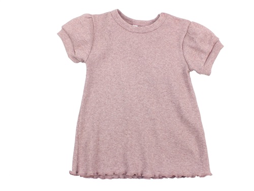 Joha t-shirt pink melange cotton