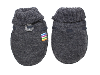 Joha coke melange mittens merino wool  