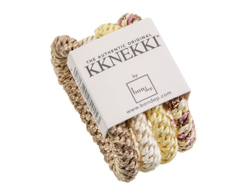 Kknekki hair elastics light yellow mix (4-pack)