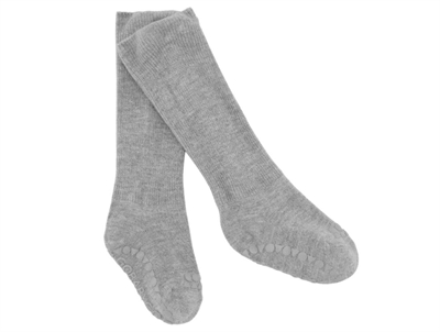 GoBabyGo bamboo socks anti-slip grey melange