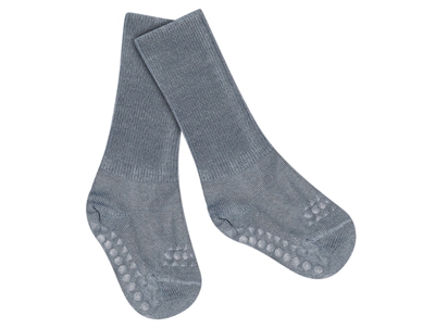 GoBabyGo bamboo socks anti-slip blue