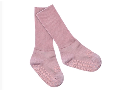 GoBabyGo socks rose blush merino wool