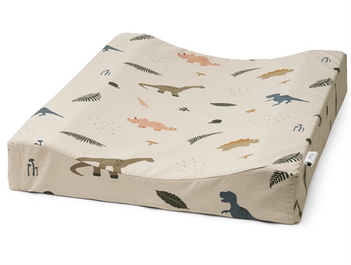 Liewood dino dark sandy mix changing pad Fritz
