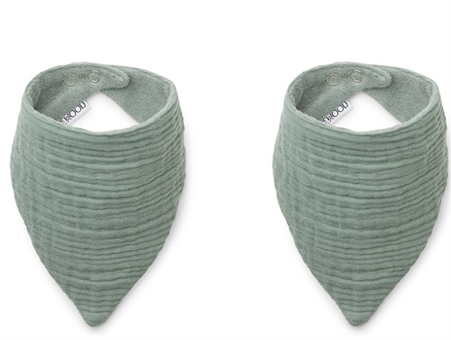 Liewood peppermint silicone bib Andrea (2-pack)