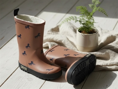 Liewood dark rosetta horses winter rubber boots Mason