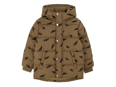 Liewood bats/khaki puffer down winter jacket Palle