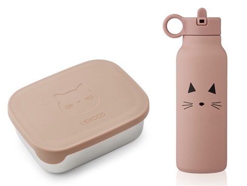 Liewood cat rose lunch box set Joni