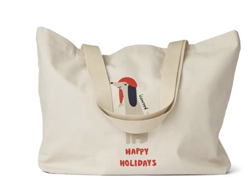 Liewood holiday dog/sandy large tote bag