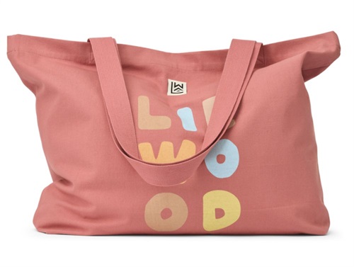 Liewood dusty rose large tote bag