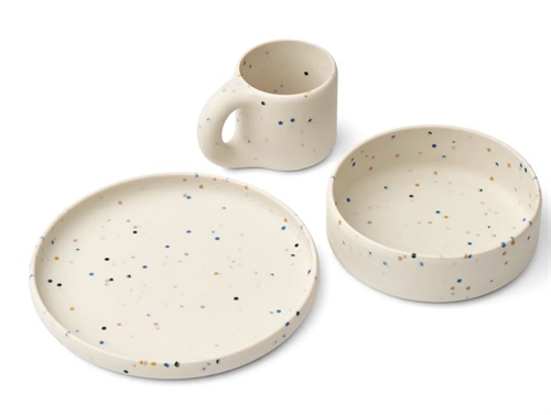 Liewood splash dots/sea shell junior set (3-pack)