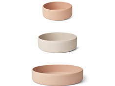 Liewood rose multi mix bowls Audrey silicone (3-pack)