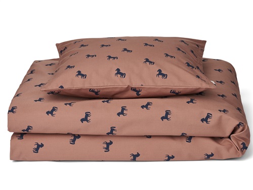 Liewood horses/dark rosetta junior bedding Ingeborg
