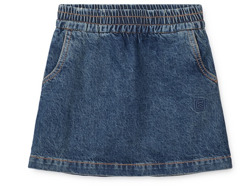 Liewood medium blue denim skirt Janis