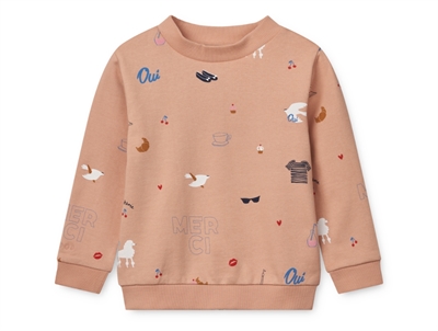 Liewood horses/dark rosetta sweatshirt Thora
