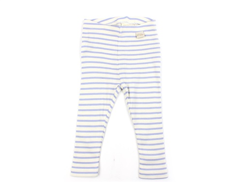 Petit Piao spring blue striped leggings