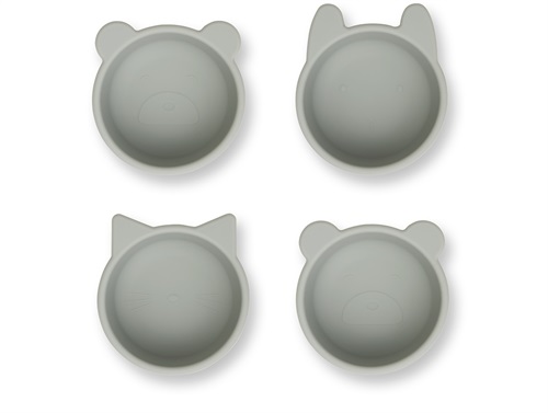 Liewood dove blue bowls Malene silicone (4-pack)