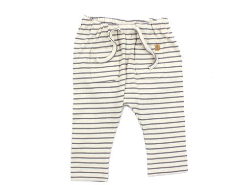 Lil Atelier frost gray pants stripes