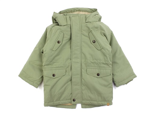 Lil Atelier oil green winter jacket
