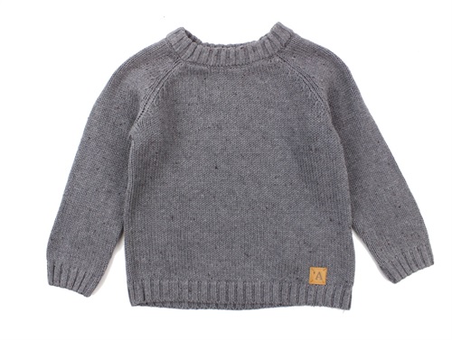 Lil Atelier knitted blouse silver filigree