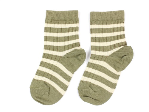 MP socks cotton safari green stripes (2-Pack)