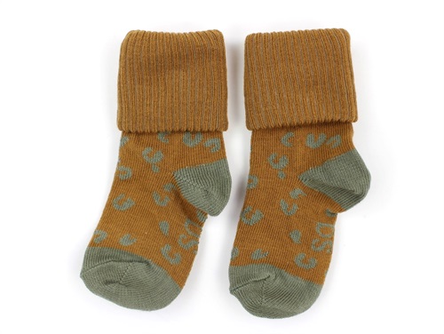 MP/Soft Gallery socks cotton brown leo (2-Pack)