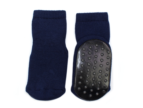 MP socks cotton navy with rubber soles