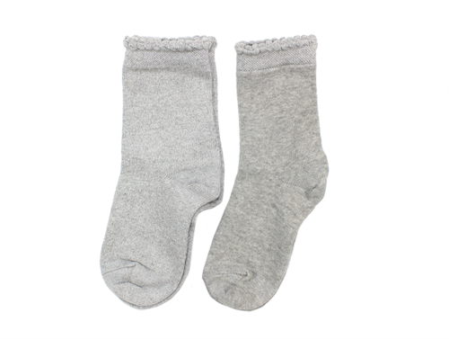 MP socks cotton gray glitter (2-Pack)