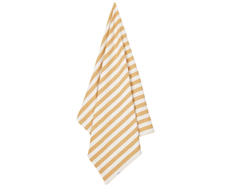 Liewood stripe white yellow mellow beach towel Macy