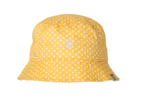 Mads Nørgaard summer hat yellow/white dot