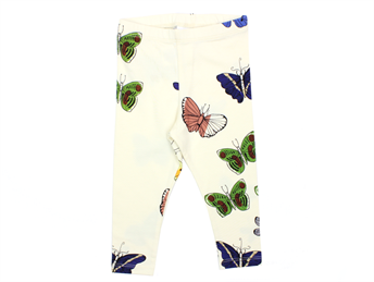 Mini Rodini leggings off white butterflies