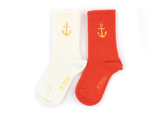 Mini Rodini socks achor multi (2-pack)