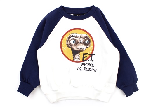 Mini Rodini sweatshirt E.T. white
