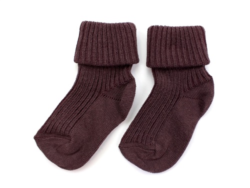 MP Socks cotton brown purple (2-Pack)