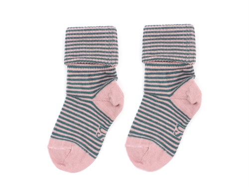 MP/Soft Gallery socks cotton Pale mauve Seersucker Stripe (3-Pack)