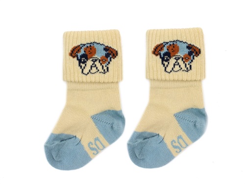 MP/Soft Gallery socks cotton Gardenia BlockColor Doggy (3-Pack)