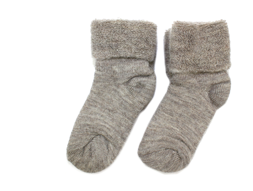 MP socks terry wool light brown (2-Pack)