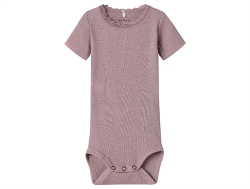 Name It bodysuit elderberry melange