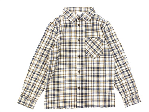 Name It buttercream checkered shirt