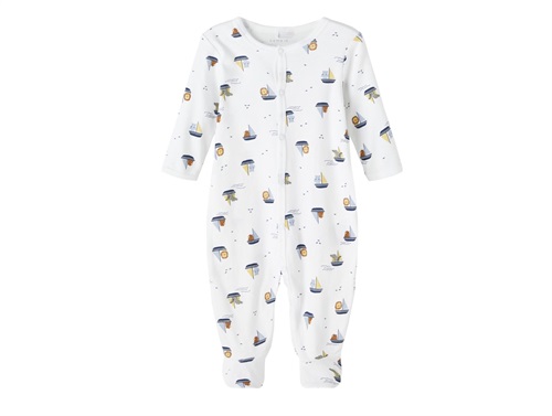 Name It bright white boat print sleepwear