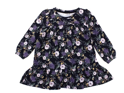 Name It dress dark sapphire flowers
