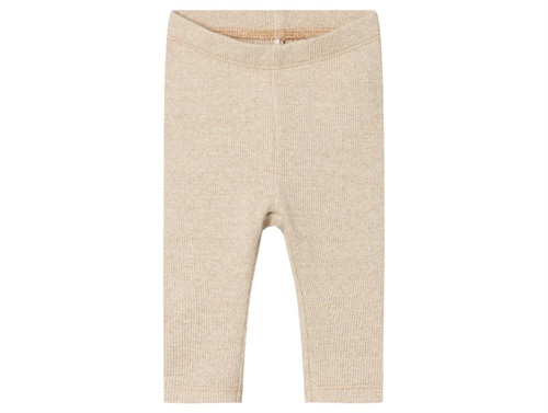 Name It leggings glided beige with glitter