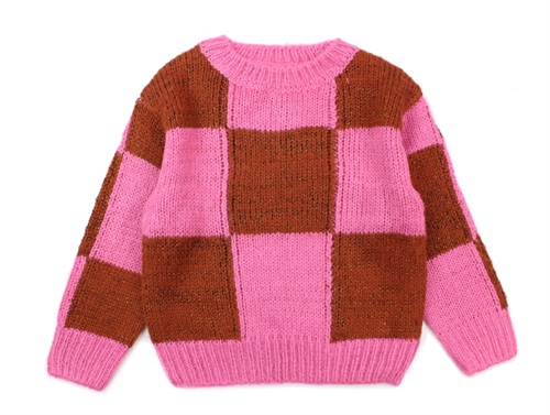 Name It knitted blouse sangria sunset glitter