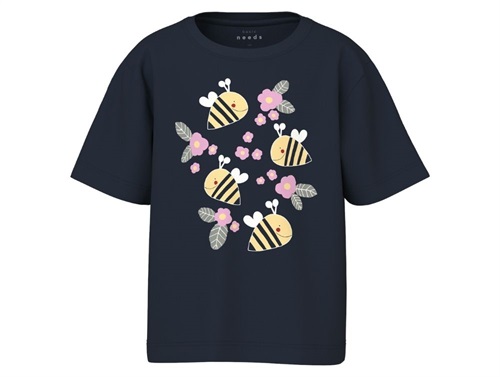 Name It t-shirt navy blazer with bee print