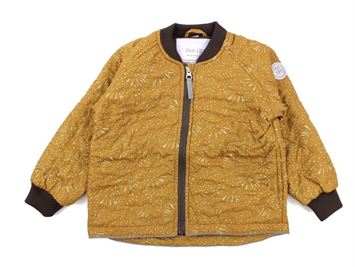 Noa Noa Miniature thermal jacket Grace golden brown print